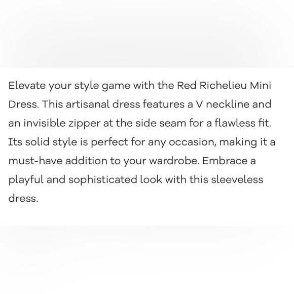 FARM Rio Red Richilieur Mini Dress XS - Picture 10 of 11